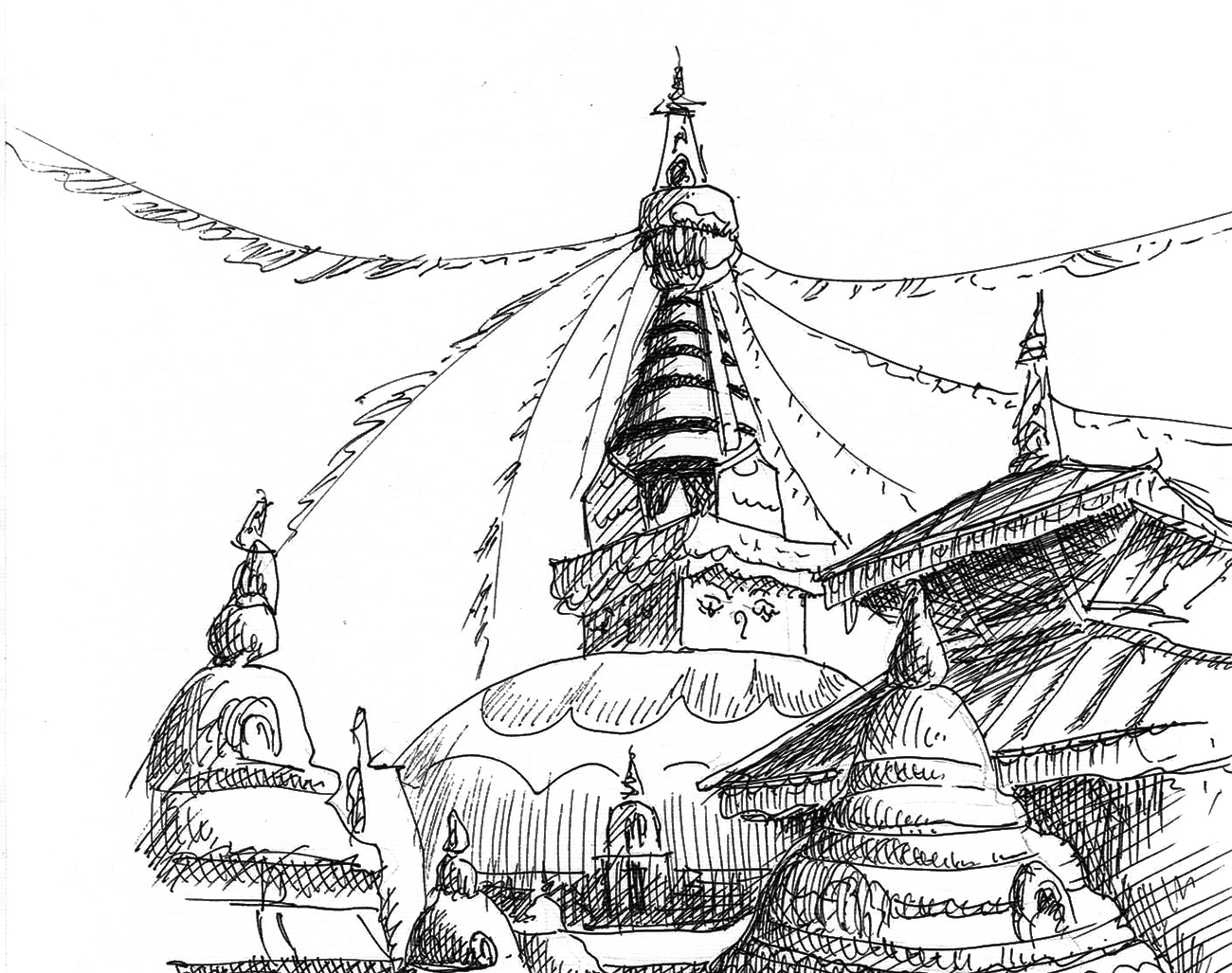 Kathmandu Day Tour – II (Swayambhunath Stupa & Kathmandu Durbar Square)